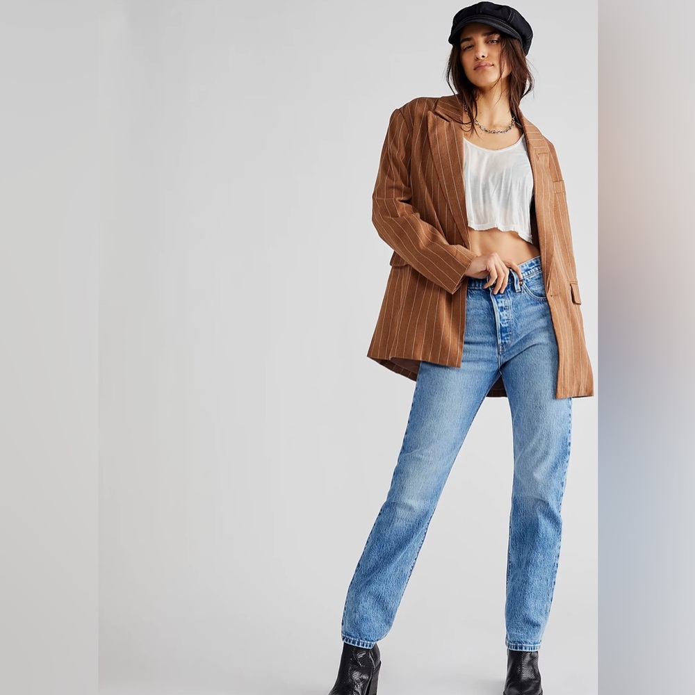 Levi's Light Blue Straight Leg Jeans